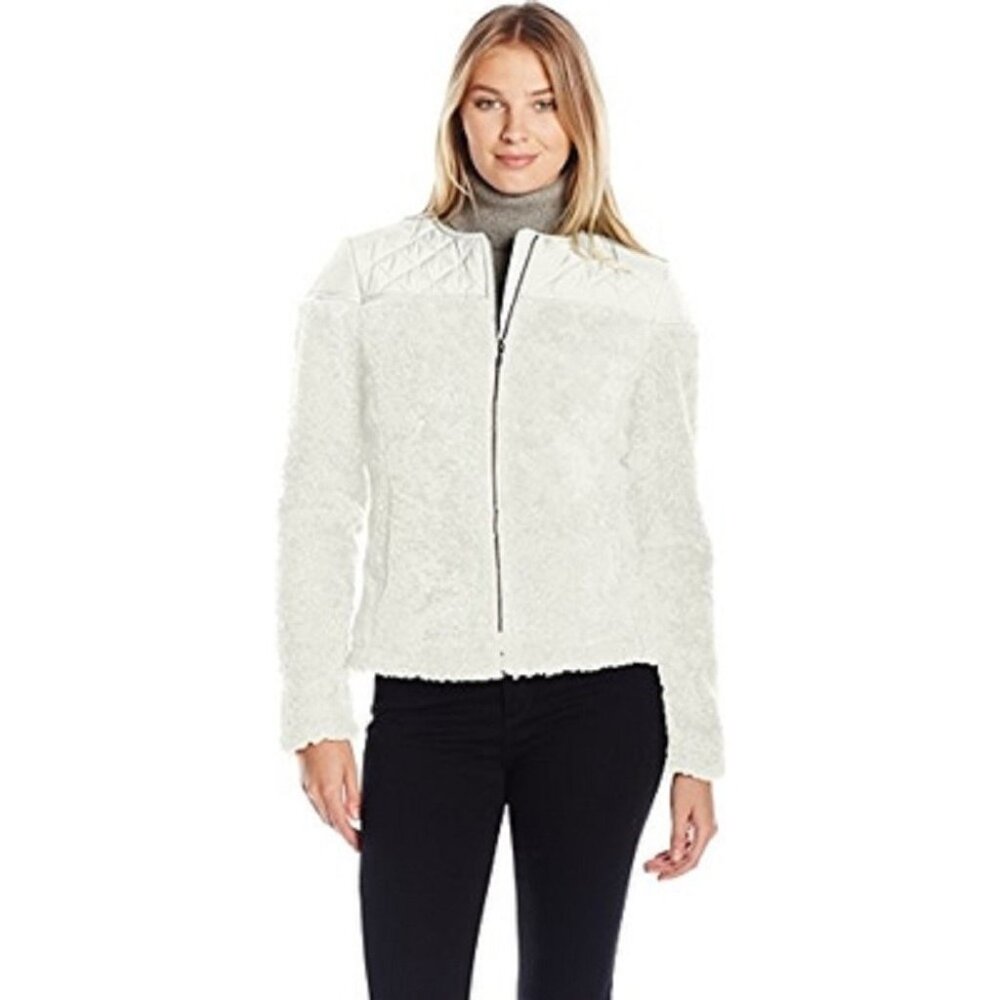 prAna Good Lux Sherpa Jacket Off White Winter Coat Jacket Sz XS & S New